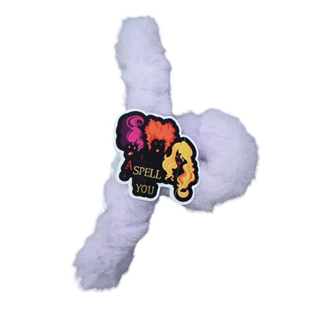 HOCUS POCUS | SANDERSON SISTERS purple furry hair clip claw